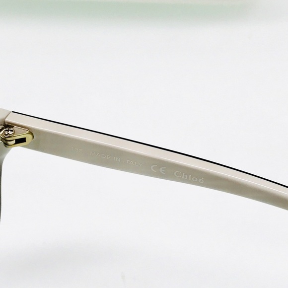 NWT CHLOE CE630S - 442 White Blue Sunglasses - Picture 9 of 9